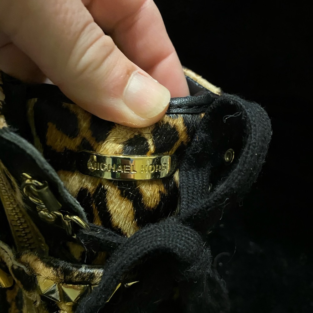 Leopard Print Michael Kors High Tops - image 8